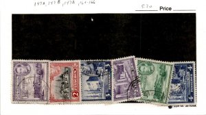 Cyprus, Postage Stamp, #147A, 147B, 148A, 164-166 Used, 1938-44 (AB)