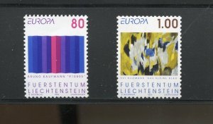 LIECHTENSTEIN SCOTT #995/96 EUROPA SET MINT NH