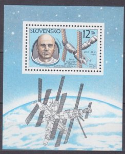 1999 Slovakia 343/B12 Cosmonaut Ivan Bella, Mir Orbital Station