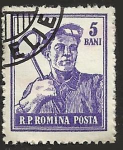 ROMANIA - 1025 - Used - SCV-0.25