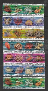 COOK ISLANDS #564-86 CORALS MNH