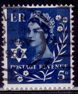 Great Britain, Northern Ireland, 1968, QEII, 5p, sc#10, used