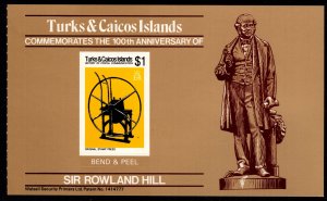 Turks and Caicos - Mint Booklet Pane Scott #398a (Rowland Hill Stamp Press)