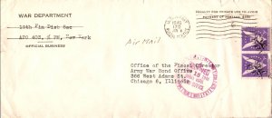 United States A.P.O.'s 3c Win the War (2) 1946 U.S. Army, Postal Service A.P....