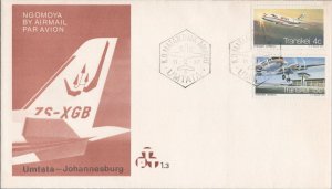 ZAYIX South Africa - Transkei 22-23 FDC Aviation Airways First Flight 080522SM33