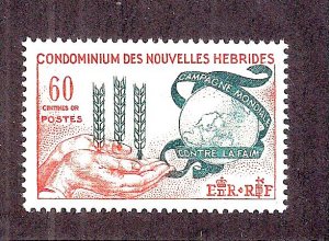 NEW HEBRIDES - FRENCH SC# 109  FVF/MLH   1963