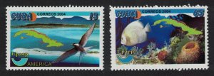 Caribic Tern Bird Fish UPAEP America Environmental Protection 2v 2004 MNH