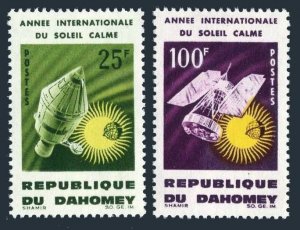 Dahomey 196-197,MNH.Michel 244-245. International Quiet Sun Year IQSY-1964.