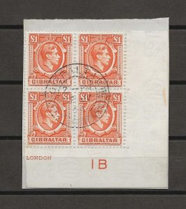 GIBRALTAR 1938/51 SG 131 USED Cat £220