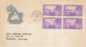 802 3c VIRGIN ISLANDS - House of Farnam Bl4