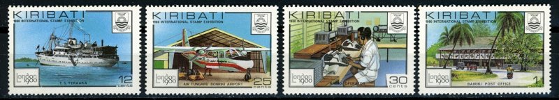 KIRIBATI Scott 352-355 VF/MNH • London 1980 International Stamp Exhibition