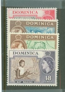 Dominica #157-160 Unused Single (Complete Set)