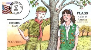 #4234 US Flag - Dawn - Scouting Collins FDC
