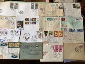 Poland collection of postal  covers 16 items Ref A2047