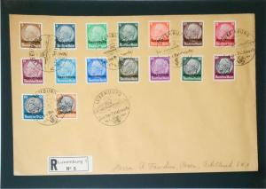 Luxembourg SC# N1-N16, 12.1.1941 Event Cover - Z3306