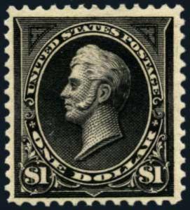 US #276A * Scott Cat$1,250 1895, $1 Black, Type II