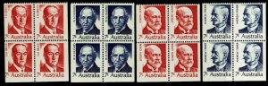 1972 Australia #514-17 Booklet Panes of 4 - OGNH - VF - CV$10.80 (ESP#4203)