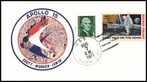 US Apollo 15 Atlantic Recovery Force USS Austin Cover