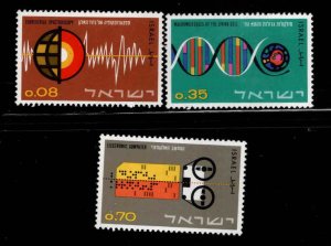 ISRAEL Scott 256-258 MNH**  Technology set