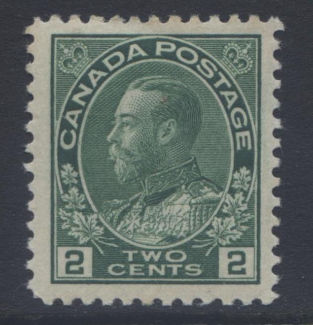 Canada - Scott 107 - KGV - Definitives - 1911 - MVLH - Single 2c Stamp