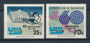 [116253] El Salvador 1986 60 Years Radio  MNH