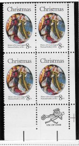 US#1471 8c -Christmas-1972,ZIP Block of 4 (MNH)  CV $1.00