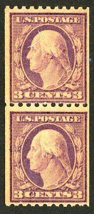 U.S. #489 MINT PAIR OG NH