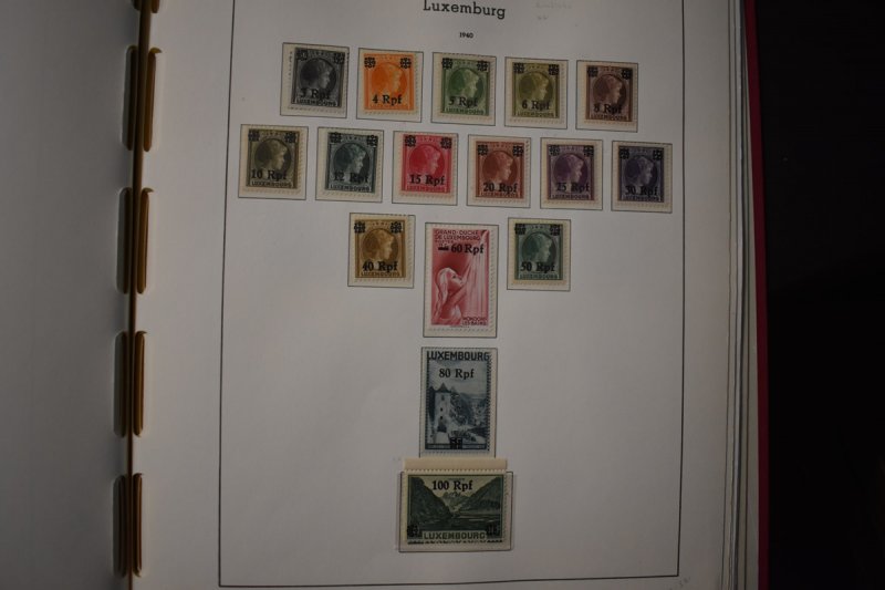 LUXEMBOURG N17-32  MNH   WWII GERMAN OCCUPATION