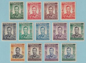 SOUTHERN RHODESIA 42 - 54  MINT LIGHTLY HINGED OG * NO FAULTS EXTRA FINE! - X227