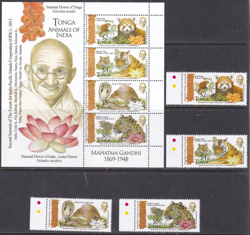 Tonga, Fauna, Animals MNH / 2015