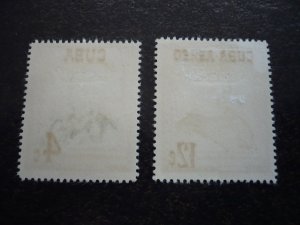 Stamps - Cuba - Scott# 552,C129 - Mint Hinged Set of 2 Stamps