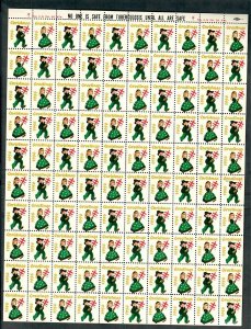 Christmas Seals from 1956 - Full MNH sheet of 100