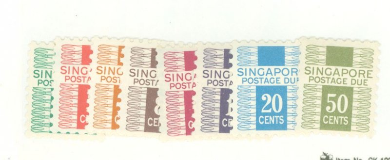 Singapore #J1-J8  Single