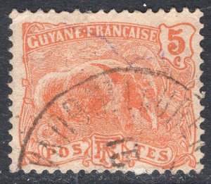 FRENCH GUIANA SCOTT 55