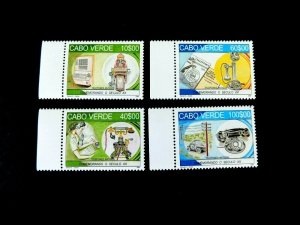 Cape Verde #837-840, Mint/NH/VF/OG, Communication set, 2004