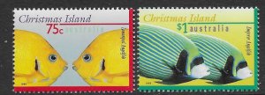 Christmas  Island 374-75  1995 set 2  VF NH