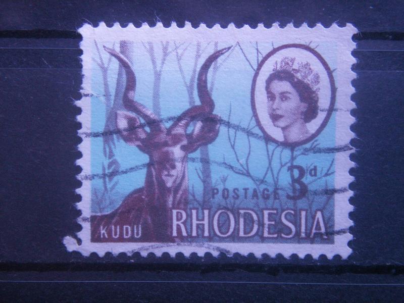 RHODESIA, 1966 used 3p, Kudu Scott 225