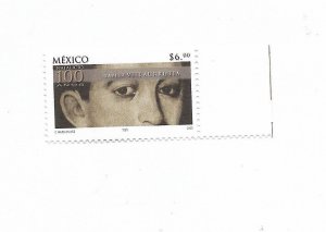 MEXICO 2003 XAVIER VILLAURRUTIA 100 ANNIV. OF BIRTH 1 VALUE  MNH