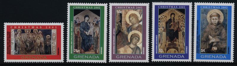 Grenada 3308-13 MNH Christmas, Art, Paintings