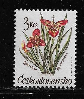 CZECHOSLOVAKIA  2781  MNH  FLORA, FLOWERS 1990