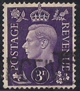 Great Britain #240 3P King George 6, used VF