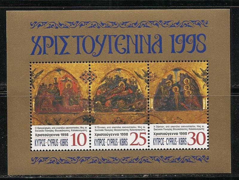 Cyprus 928a 1998 Christmas s.s. MNH