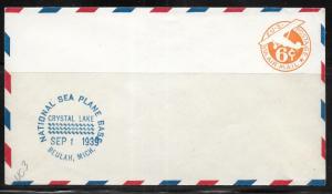 USA Stationery Envelope Scott UC3 6c Airmail Mint