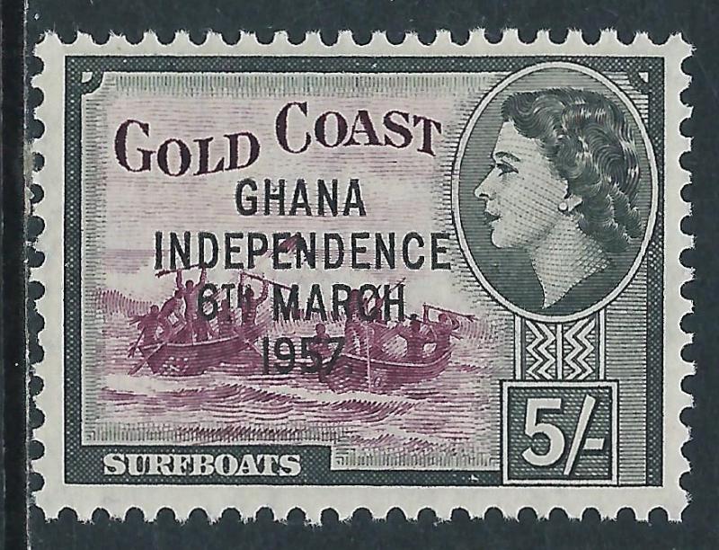 Ghana, Sc #12, 5sh MH