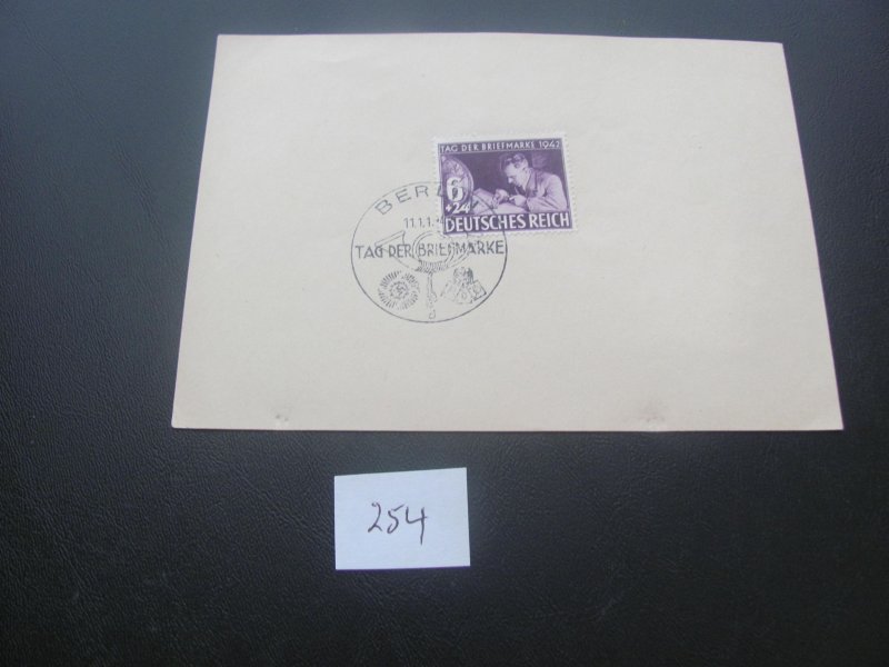 Germany  1930S-1940S MNH/USED/COVERS  PARTIAL SHEETS  XF  (254)