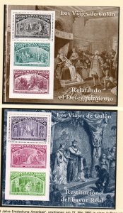 Spain Sc 2677-2682 1992 Columbus stamp sheets set mint NH