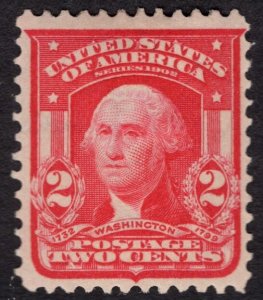 US #319 Very Fine/Extra Fine. Original Gum. Lightly Hinged.