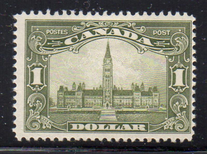 Canada Sc 159 1929 $1 Parliament Building stamp mint