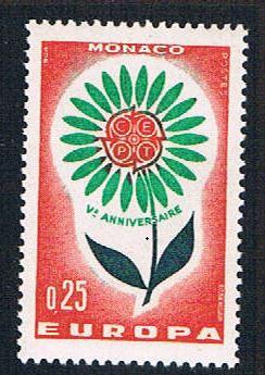 Monaco 590 MLH Europa Issue 1964 (BP1131)