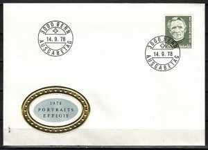 Switzerland, Scott cat. 662. Composer Joseph Bovet. First day cover. ^